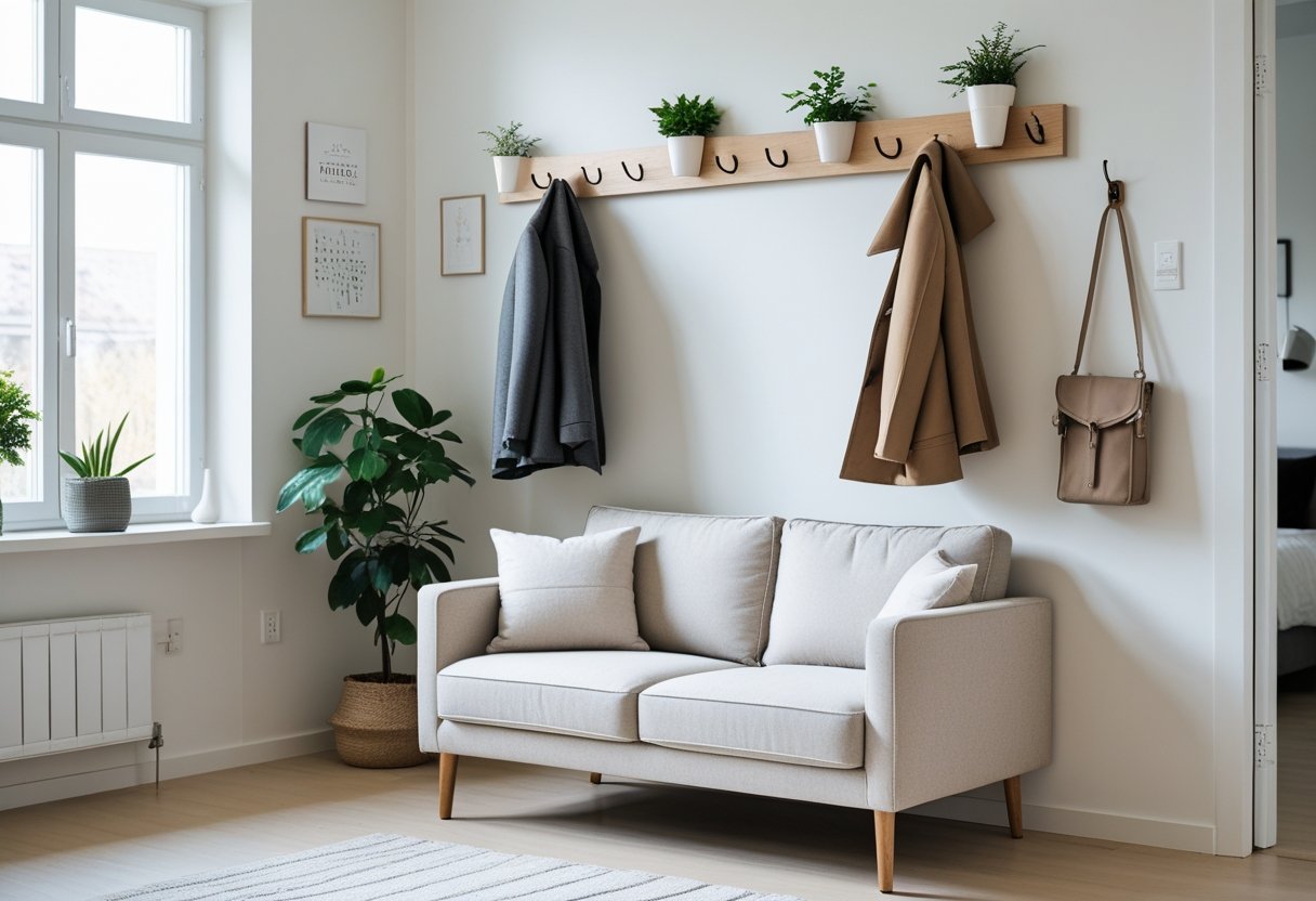 Sådan skaber du et funktionelt og stilfuldt hjem med en lille sofa og praktiske knageraekker